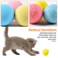 thumbnail image 2 of Pet Interactive Ball Playing Training Squeaky Toy ball pet interactive ball Teasing EVA Ball Chasing Toy Pet Supplies, EVA, Yellow, Insect, 2 of 8