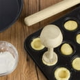 thumbnail image 4 of Ludlz Mold Double Side Wooden Egg Tart Mould DIY Cake Pastry Pusher Kitchen Baking Tools, 4 of 6