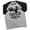 T-Shirt Heather Grey, variant on GYMISH RAGLAN SQUAT Workout Gym T-Shirt – Funny Gym Shirt for Men, Men's Weightlifting Tee, Fitness & Bodybuilding Workout Apparel