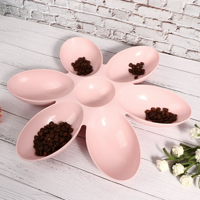 PP Durable Pet Bowl, Dog Petal Bowl, Multiple Case For Cats, Pink