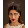 thumbnail image 4 of Jinsinto Gothic Queen Crown Ladies Rhinestone Wedding Crown, Purple Crown and Crown, Gothic Costume Party Accessories, Perfect for Birthday Ball Halloween Gothic Queen Crown Ladies Rhinestone Wedding Crown, Purple Crown and Crown, Gothic Costume Party Accessories, Perfect for Birthday Ball Halloween, 4 of 6