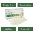 thumbnail image 4 of McKesson Latex Exam Gloves, Powder-Free Disposable Medical Gloves - Size Large, 100 Count, 10 Boxes, 1000 Total, 4 of 10
