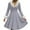 Light Gray, variant on Women's Casual V-neck Christmas Print Plush Long-Sleeve Casual Dress for Holiday and Everyday Wear, Soft Women's Winter Dress with Festive Design,Hot Pink,M