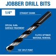 thumbnail image 2 of Champion Cutting Tool Brute Platinum XL5-1/8 Heavy Duty Jobber Drill Bits (12 per pack): Made In USA, 2 of 7
