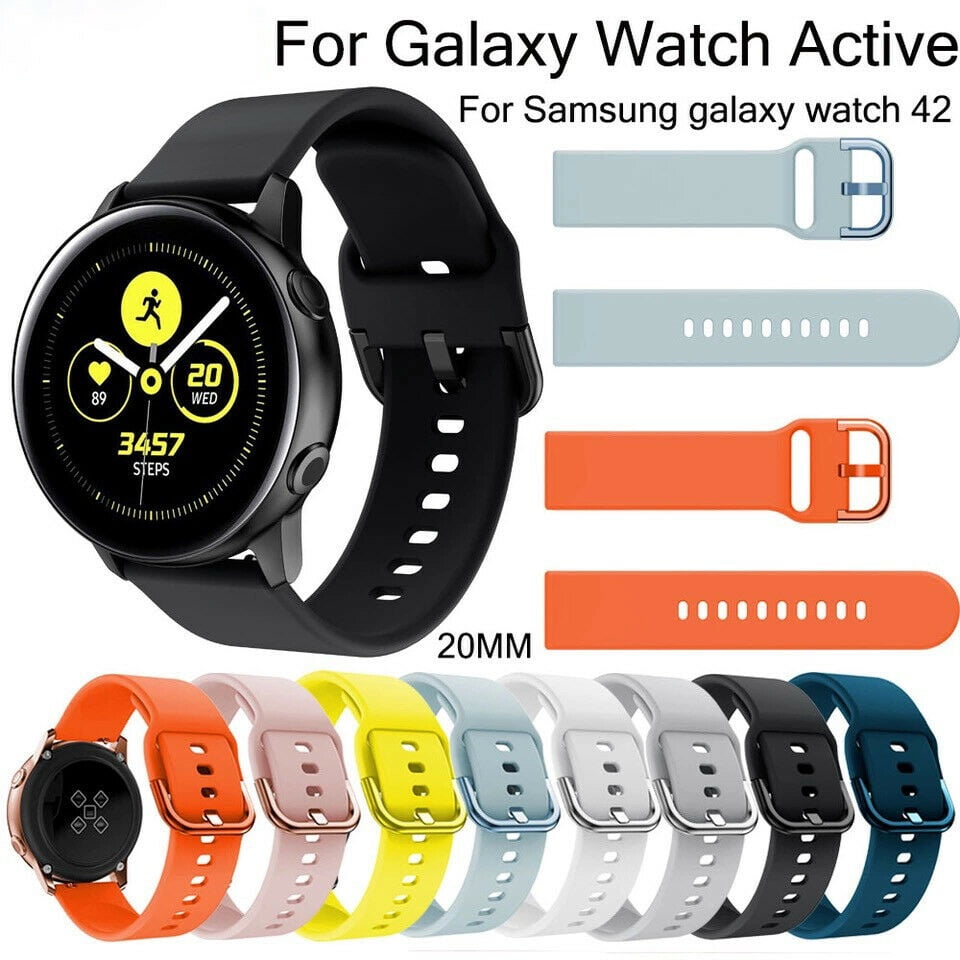AMERTEER Silicone Bands for Samsung Galaxy Watch 3 Active 2 Watch 42mm Women s Skin Friendly Wristbands in Cameroon at XAF 19641 Rating 5