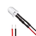 thumbnail image 1 of Unique Bargains Prewired LED Light - DC 12V 20mA - 8mm White Pre Wired Round Top Bulb Lamp 10Pcs, 1 of 4