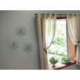 thumbnail image 2 of Things2Die4 Zeckos Silver Metal Jeweled Sunburst Wall Hanging Décor Set of 3, 2 of 6