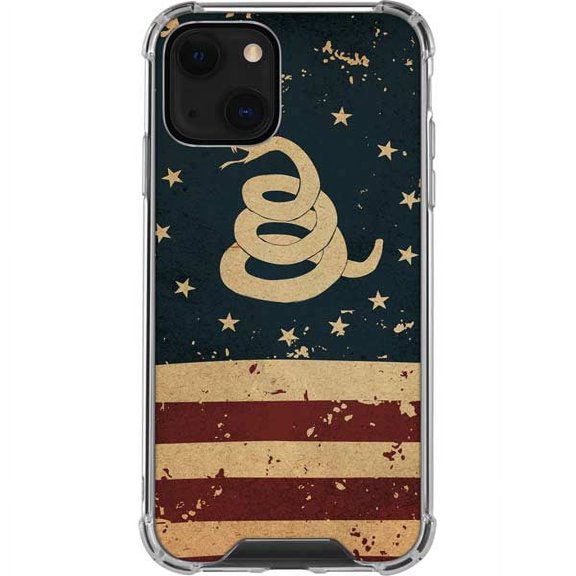 Skinit Political Dont Tread On Me American Flag iPhone 13 Mini Clear Case