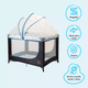 thumbnail image 3 of Cuna Corral Viajero Para Bebé Aeiou Bc001 Con Mosquitero Azul, 3 of 4