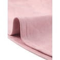 thumbnail image 5 of INSPIRE CHIC Women's Faux Suede Round Neck Elegant Long Sleeve Ruffle Dress XL Pink, 5 of 6