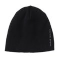 thumbnail image 1 of WITHMOONS Knitted Beanie Hat Jean-Michel Basquiat Embroidery CR5825 (Black), 1 of 4