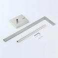 thumbnail image 5 of Toilet Paper Holder Free Standing with Reserve, SUS 304 Stainless Steel Lavatory Tissue Roll Holder Floor Stand Storage Brushed Finish DZY004-LS, 5 of 8