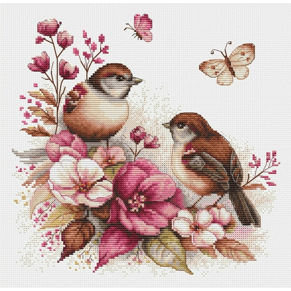 The Birds- Spring B2420l Counted Cross-Stitch Kit