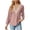 Hot Pink, variant on qucoqpe Womens Long Sleeve Tops Pullover Casual Solid Loose Fit Lace V-Neck Tunics