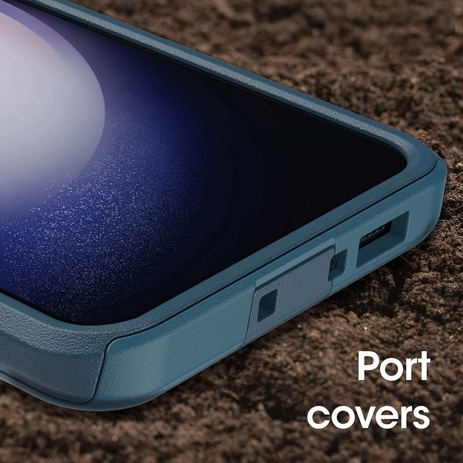 OtterBox Galaxy S23+ Only - Commuter Series Case - Don't Be Blue, Slim & Tough, Pocket - Friendly - with Port Protection - Non-Retail Packaging