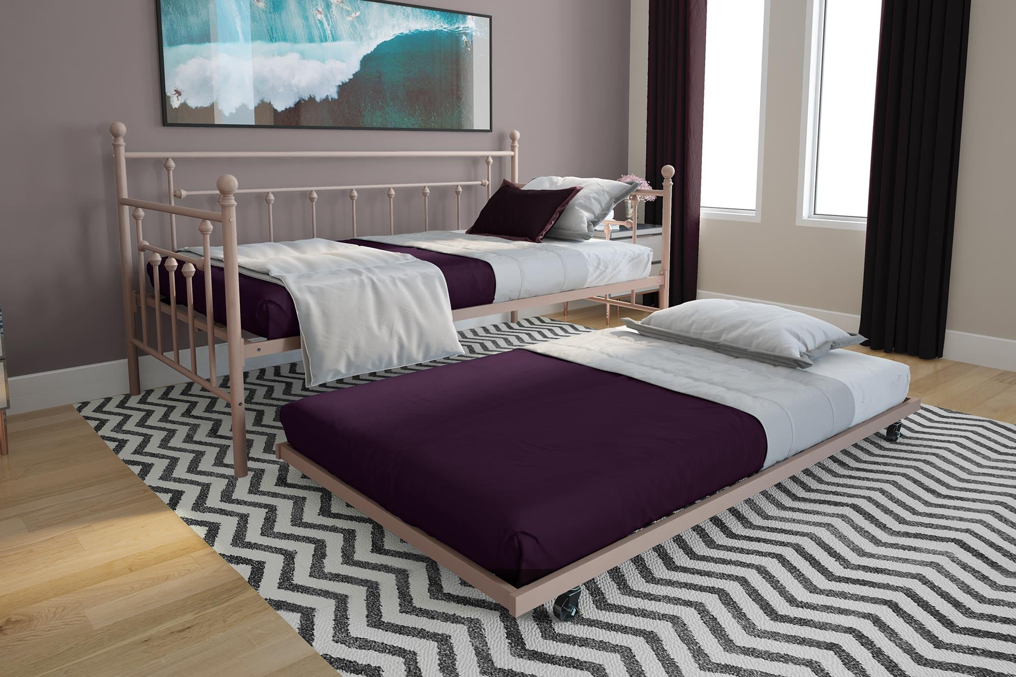 Dhp manila full metal outlet daybed and trundle