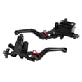 thumbnail image 3 of Brake Lever, Motorcycle Replacement  Lever,  Handle Assembly Easy To Adjust Adjustable Brake  Lever For Sports Bikes, 3 of 8