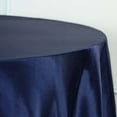 thumbnail image 6 of BalsaCircle 108" Round Satin Tablecloth Navy Blue Round Table Linen, 6 of 7