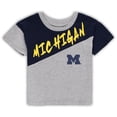 thumbnail image 2 of Toddler Heather Gray Michigan Wolverines Super Star T-Shirt & Shorts Set, 2 of 3