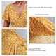 thumbnail image 5 of Vestido cruzado estampado floral,Vestido cruzado floral para mujer Vestido floral con cuello en V Vestido cruzado de verano con cuello en V Diseño exquisito, 5 of 6