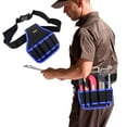 thumbnail image 6 of Kcavykas Pocket Tool Belts With Release Buckle Heavy Duty Detachable Adjustion Utility Belt Work Apron For Electrician Carpenter Construction Tool Belt Pouches On-Trend Low Spend, 6 of 6