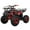 Spider Red/Red, variant on X-Pro Brand New 125cc Gas ATV, Automatic Transmission w/Reverse Remote Control Big 19"/18" Tires