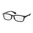 thumbnail image 2 of Gafas de ojos con marco de bloqueo de luz azul, espejo plano para pantallas de compras de juegos Negro, 2 of 8