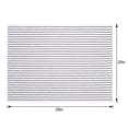 thumbnail image 6 of Set of 6 Cloth Napkins - Cotton, Washable, Reusable for Dining Table, Restaurant, Weddings, Events, Parties Thin stripes 28x20inch, 6 of 6