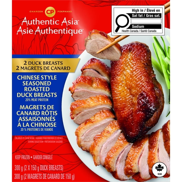 Authentic Asia Poitrines de canard, style chinois Magrets de canard rôtis assaisonnés à la chinoise