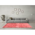 thumbnail image 3 of Ahgly Company Indoor Rectangle Abstract Red Modern Area Rugs, 7' x 9', 3 of 4