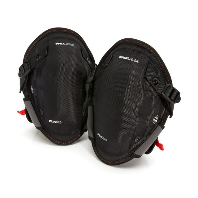 Prolock Impact-Absorbing Gel Knee Pads, Ideal for Flooring/Roofing, Easy to Adjust With Glove-Friendly Pull Tabs (1 pair)