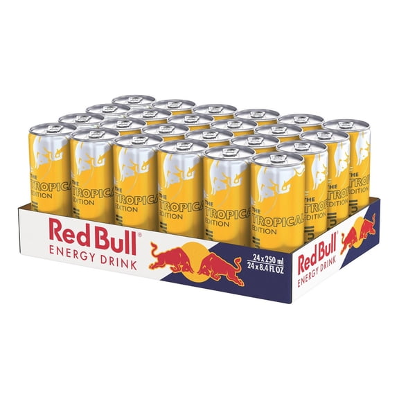 Pack / 24 Latas de Energizante Red Bull Tropical de 250 ml