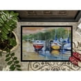 thumbnail image 3 of Carolines Treasures JMK1086JMAT Up the Creek Sailboat Door Mat Indoor Rug or Outdoor Welcome Mat 24x36 Doormat  24H X, 3 of 4