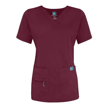 

Adar Indulgence Womens Jr. Fit Enhanced V-neck Scrub Top