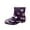Purple, variant on Tqyyweavej Women's Short Rain Boots Waterproof Non-Slip Versatile PVC Rainboots Lightweight Fashion Outdoor Garden Shoes for Farming Walking