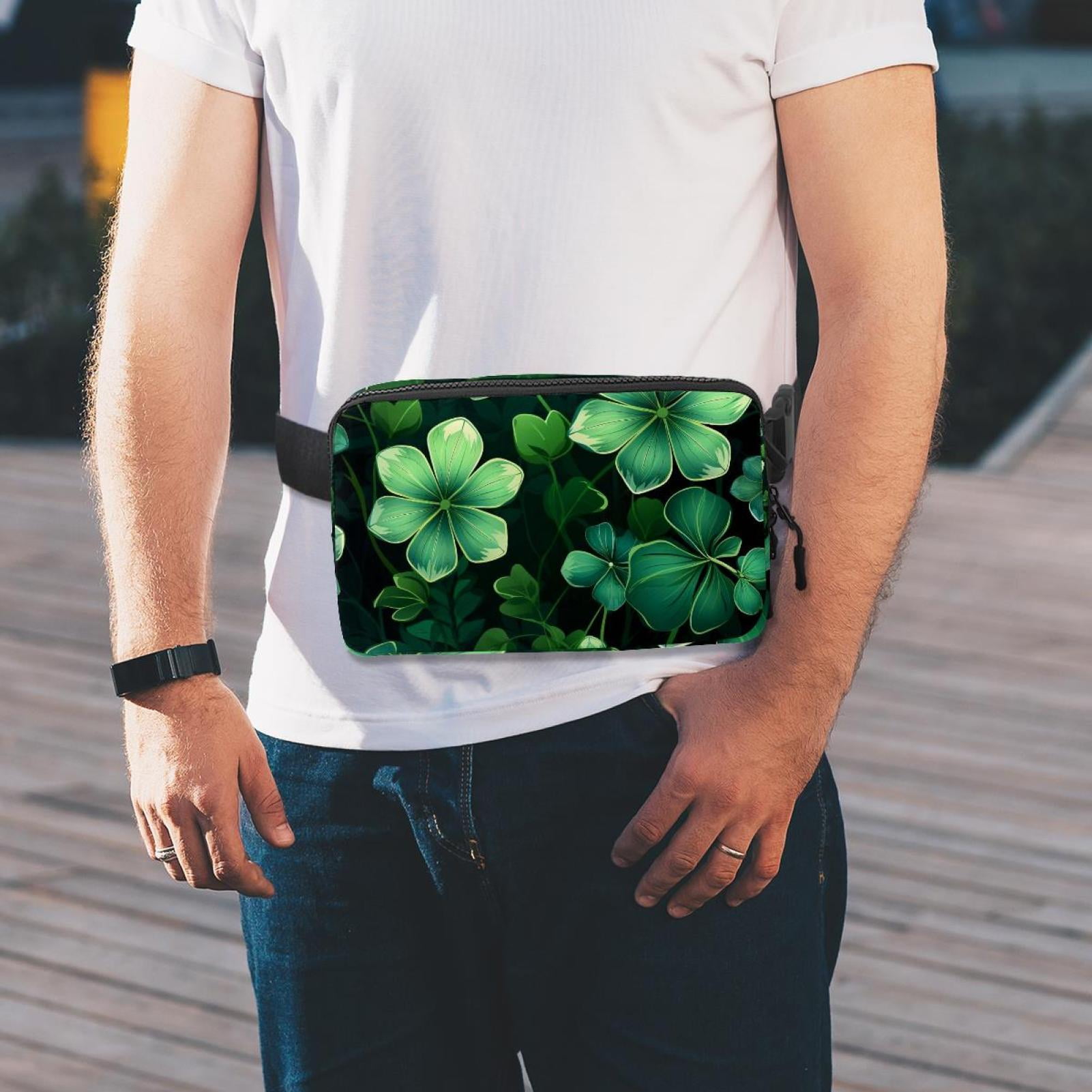 St. Patrick's Day Lightweight Adjustable Extension Strap Unisex Fanny Pack Crossbody Bag Waist Packs