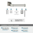 thumbnail image 5 of Amerock Revitalize Brushed Nickel Single Post Toilet Paper Holder, 5 of 8