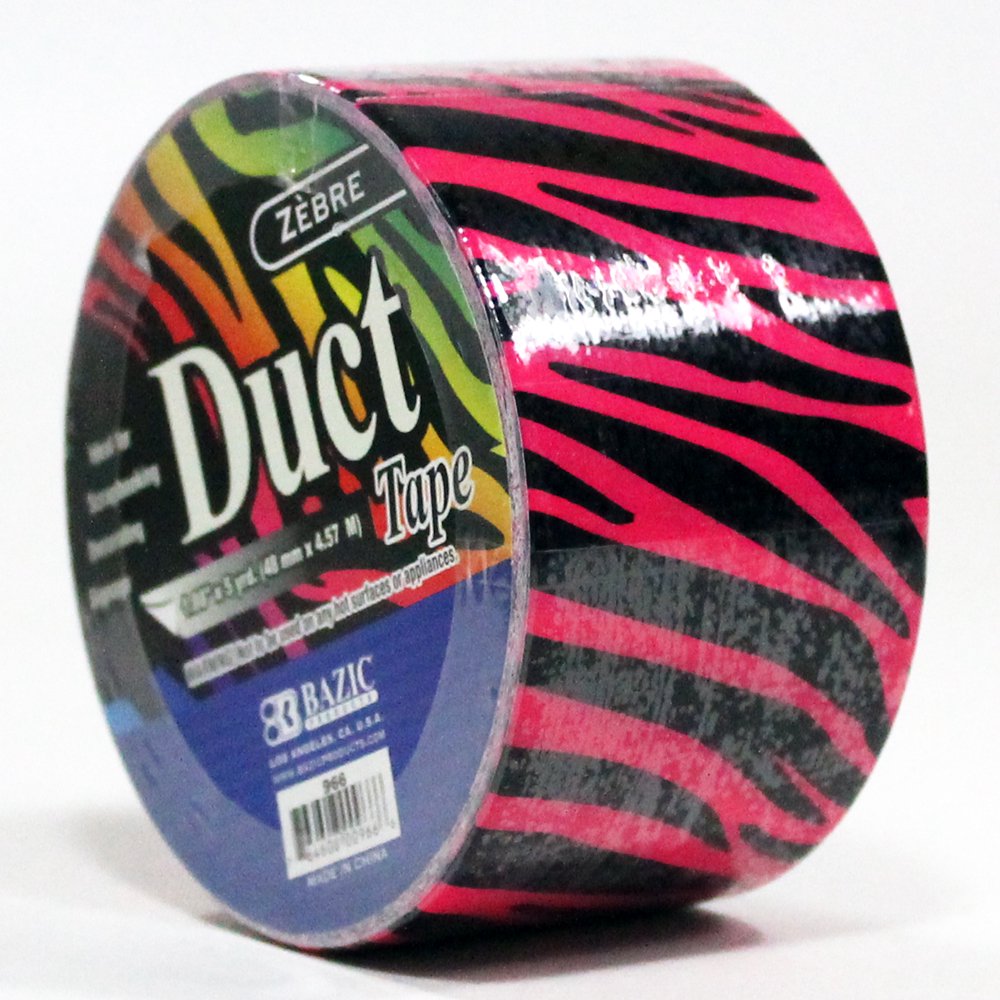 Duct Tape Zebra Print Designer Crafting Decorative Zebra Patterns - 1.