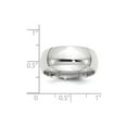 thumbnail image 3 of Solid 14k White Gold 8mm Standard Comfort Fit Wedding Band Size 13, 3 of 3