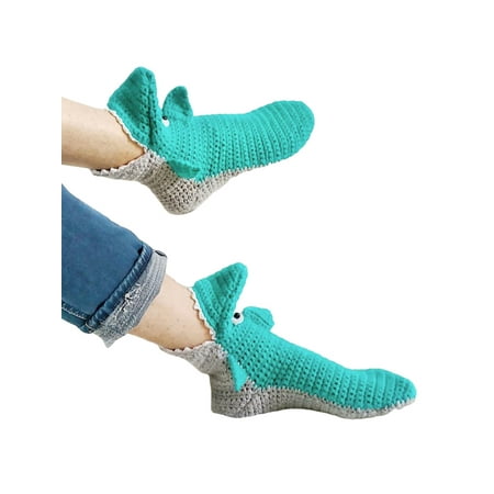

Sunisery Funny Animal Socks for Women Novelty Crocodile Floor Socks Christmas Creative 3D Chameleon Knit Sock Funky Shark Socks