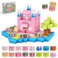 thumbnail image 1 of Bloques Magneticos CEMECER Princess Magnetic Blocks 48 piezas cubos de 1 pulgada, 1 of 5