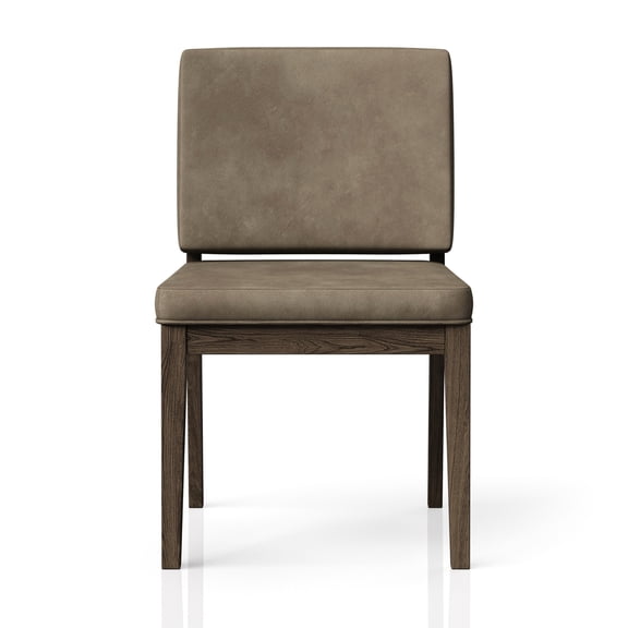 Light brown leather look / Soft chairs for coffee breaks