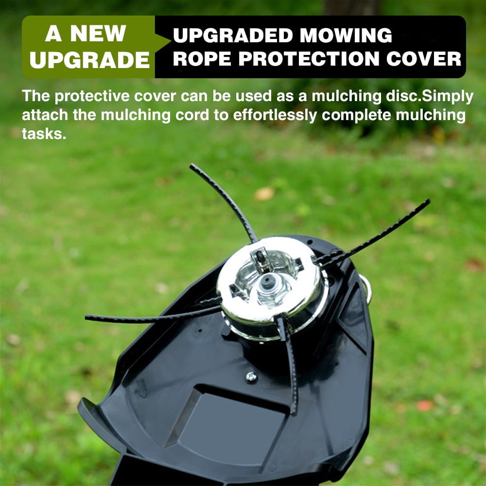 ZLieatmp Electric Weed Trimmer,21V Grass Trimmer Cordless Lawn Edger with Side Trimming Wheel Handhold Lawn Mower for Lawn Yard Garden