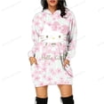 thumbnail image 3 of Sudadera con capucha de gran tamaño con estampado de otoño 2024, sudadera con capucha informal para mujer, sudadera HELLO KITTY, sudadera holgada informal ajustada con capucha, 3 of 5