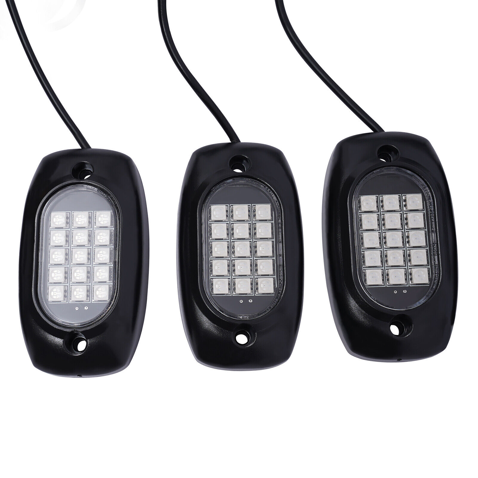 LED Rock Lights Kit 10 Pods Underbody Neon Music Light Wireless APP Control