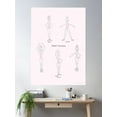 thumbnail image 2 of Dance Education Ballet Facings Poster Wall Art, Modern Wall Decor For Living Room Bedroom, 8x12 UNFRAMED, 2 of 3