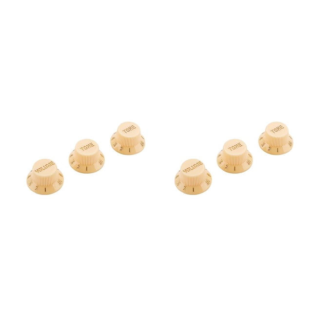 braveheart 3pcs Guitar Knob String Instrument Parts Volume Tone Knobs Controlling Component Top Hat Control Caps Accessories As shown 2Set