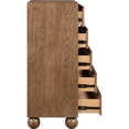 thumbnail image 4 of Meridian Furniture Kent Walnut Solid Ash Wood Chest, 4 of 10