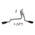 thumbnail image 2 of Flowmaster Exhaust System Kit 737918 Signature Series Cat-Back System; 304 Stainless Steel; With Muffler; 2-1/2 Inch Pipe Diameter; Single Exhaust With Dual Exit; Dual Split Rear Exit, 2 of 10