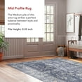 thumbnail image 4 of nuLOOM Vintage Florid Emma Area Rug, 9' x 12', Florid Emma Blue, 4 of 7